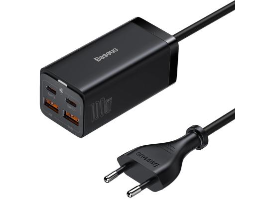 Baseus GaN3 Pro fast universal GaN charger 2 x USB Type C / 2x USB 100W PD3.0, QC4.0 +, AFC - black